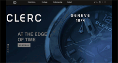 Desktop Screenshot of clercwatches.com